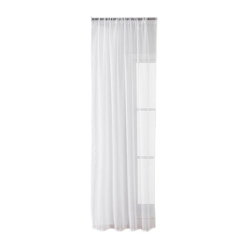 Outdoor Sheer Voile Curtain Waterproof UV Resistant Light Filtering Drape