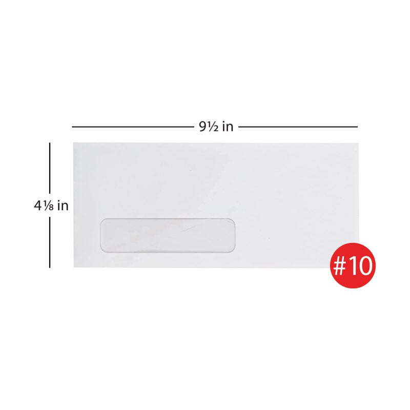 Window Envelopes #10 White Pack of 500 - Office Depot