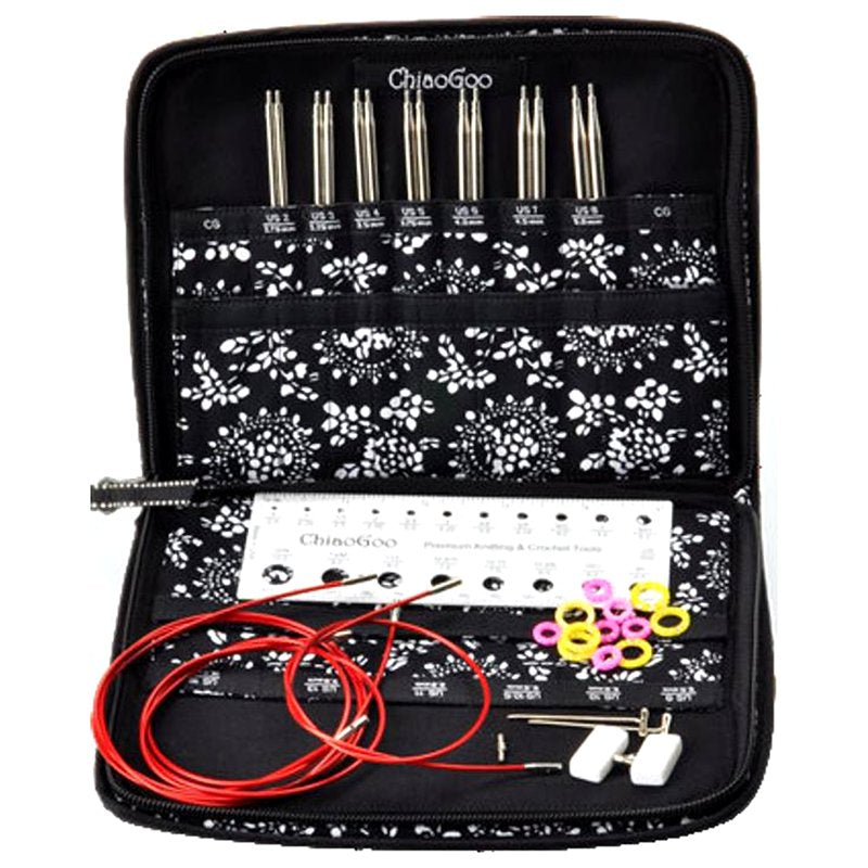 Knitting Needle Set 5 Inch Tips with Cables and Accessories