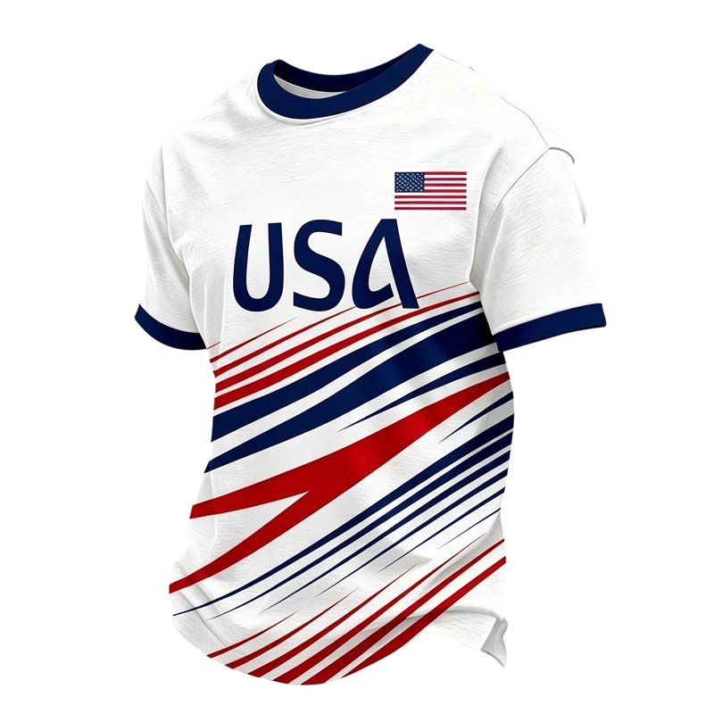 USA Soccer Jersey 2026 Crewneck Navy XL for Men - Zimjoy Team Fan Shirt
