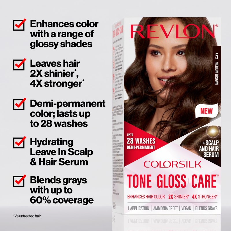 Demi-Permanent Hair Color Set - Vegan, Up to 28 Washes, Multiple Shades