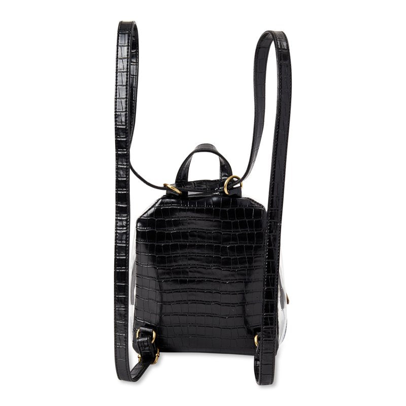 Clear Mini Backpack for Women - Stadium-Approved Transparent Bag