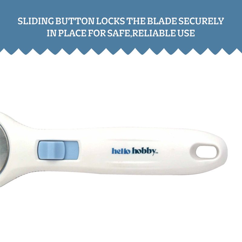 45mm Rotary Cutter for Fabric and Craft Projects with Safety Guard