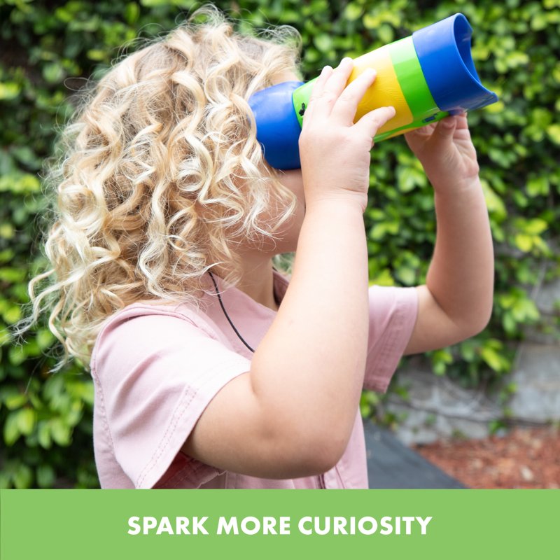 Kids Binoculars for Toddlers 2x Magnification Focus-Free Kidnoculars