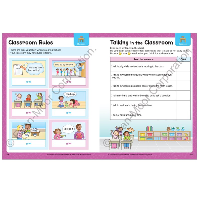 Social Skills Activity Book for Kids - Making Friends and School Readiness