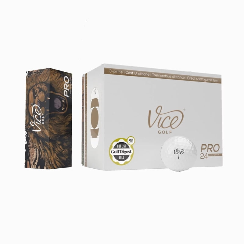 Vice Pro Golf Balls 24-Pack - White (Variation: White, Single)