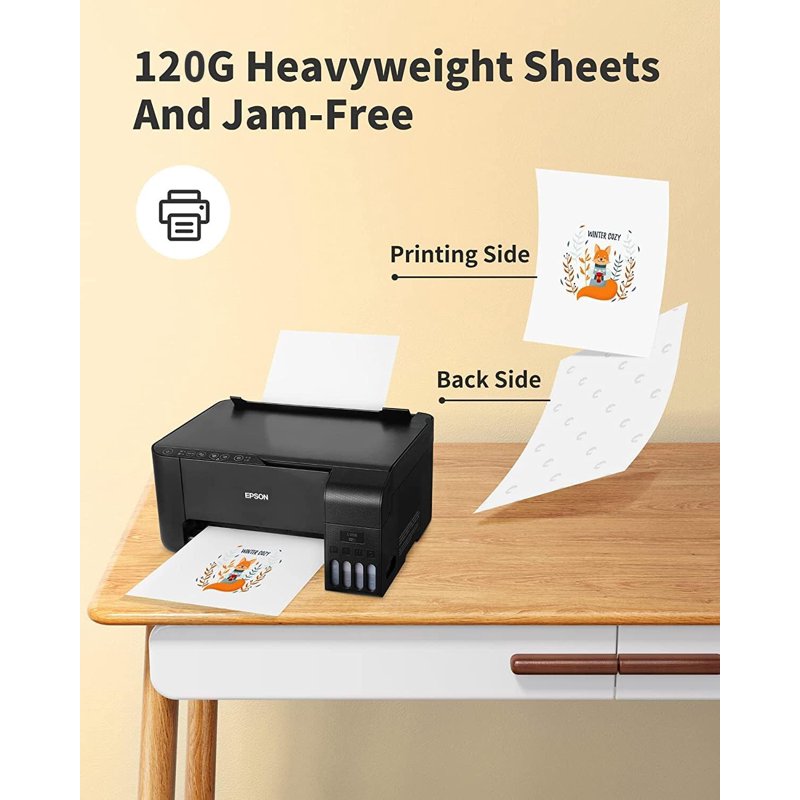 Sublimation Paper 8.5x11 Inch - 110 Sheets, High Transfer Rate for Mugs & T-Shirts