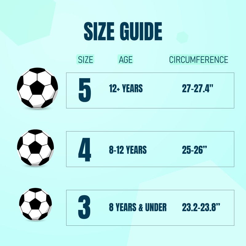 PlayZap Soccer Ball Size 3 4 5 with Pump - Single or 2 Pack, Official Size & Weight, Indoor Outdoor