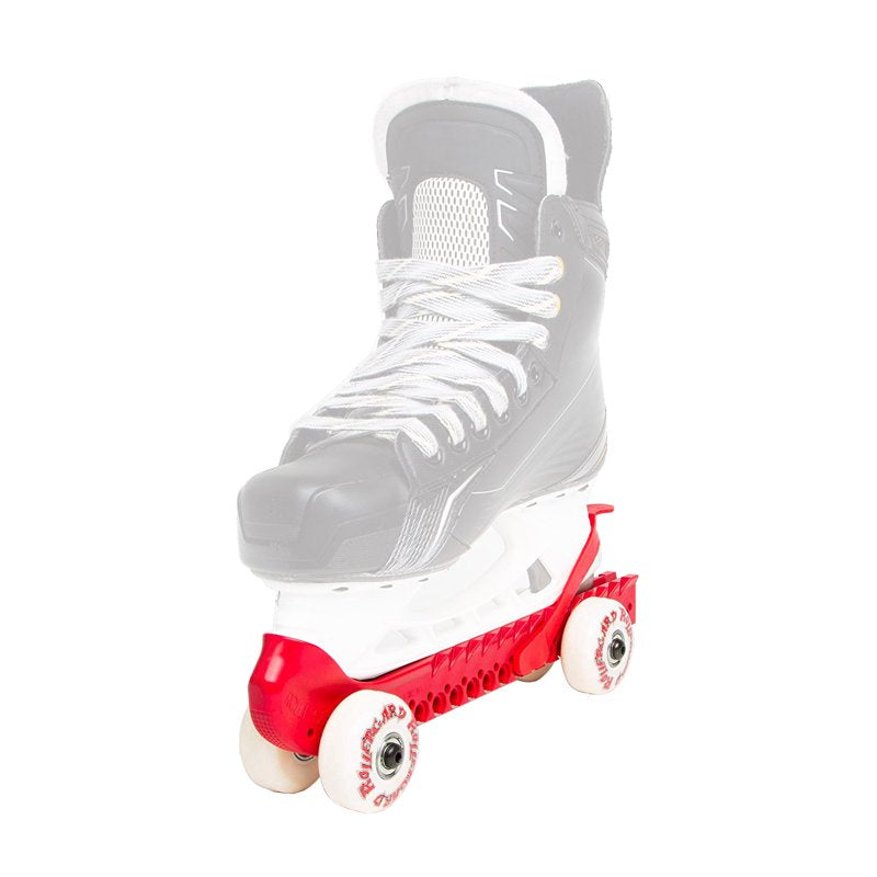 Kids Ice Skate Guard & Roller Skate Protectors - Adjustable, Red, Pair