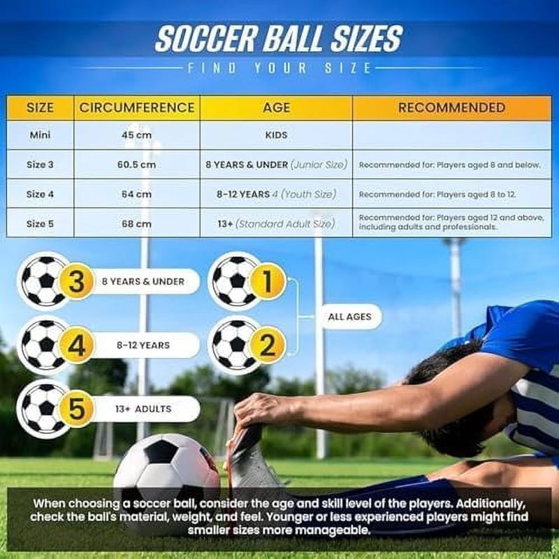 Vizari Hydra Soccer Ball 4 Blue - Sizes 3, 4, 5 | TPU All-Weather Indoor Outdoor