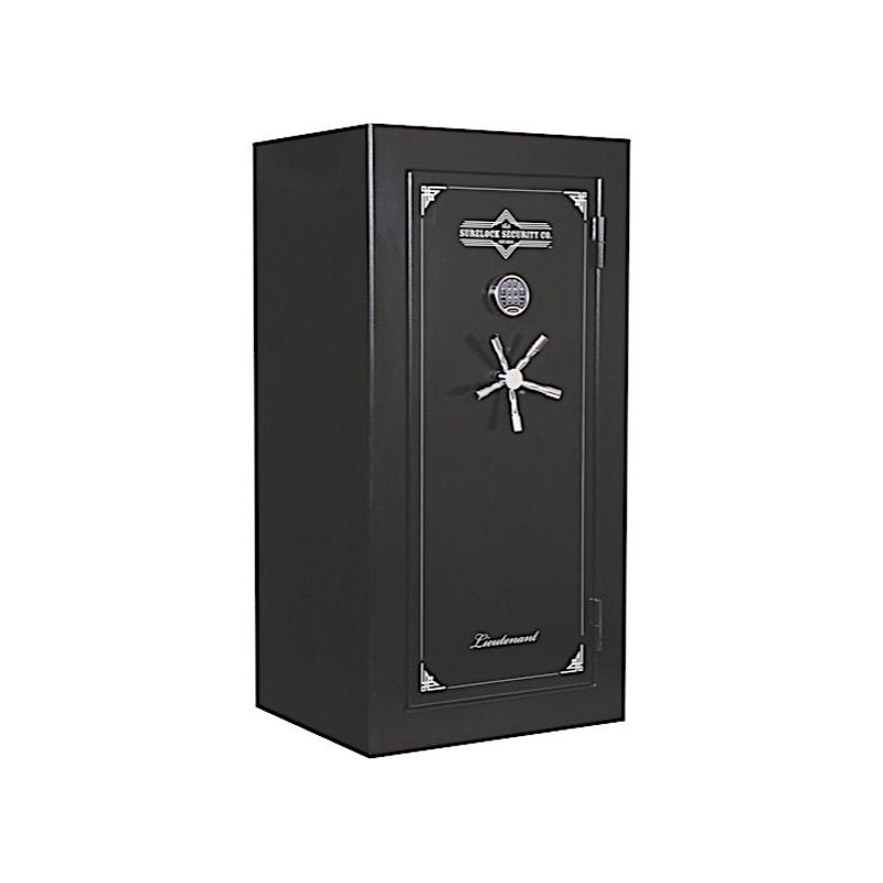 25 Gun Fire-Resistant Safe with Electronic Lock - Black