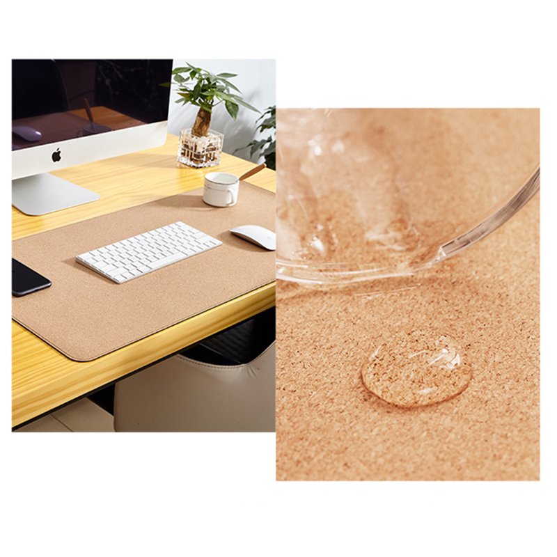 Extended Waterproof Desk Pad - Large Non-Slip Mouse & Keyboard Mat for Office & Home, Pink