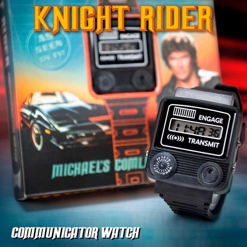 Knight Rider Communicator Watch Replica Digital Watch - Officially Licensed