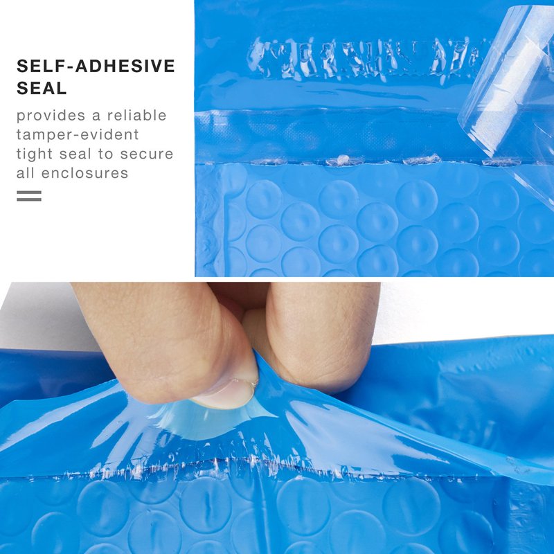 ProLine Extra Wide Blue Bubble Mailers Envelopes 6.5 x 10 Inches (25 Pack)