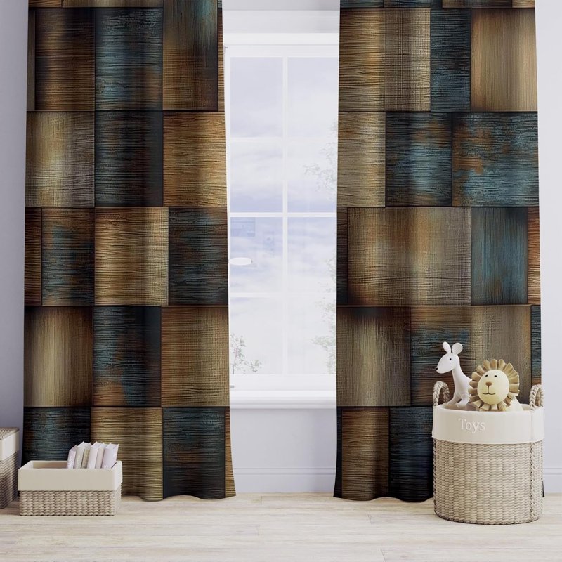Blackout Room Darkening Curtains with Grommet Top - Thermal Insulated, 2 Panels - Multiple Sizes