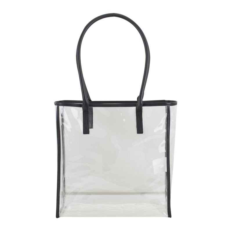 All-Purpose Clear Security Tote Bag - Durable PVC Stadium & Event Bag