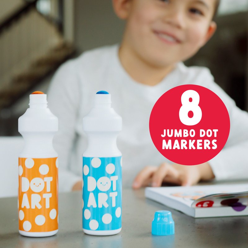 Kids Dot Art Activity Kit with Markers - Creative Art & Learning Set