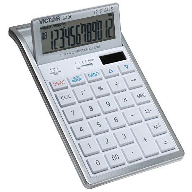 Check and Correct Desk Calculator 12-Digit Office Math Machine