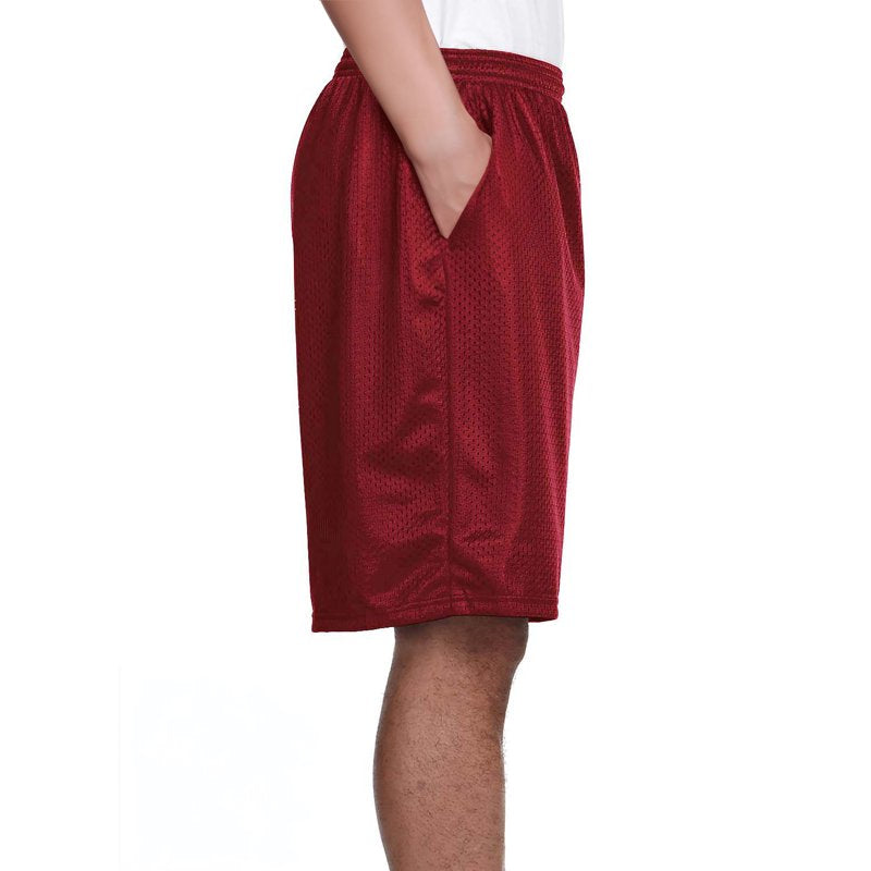 Men's Mesh Shorts with Pockets, Activewear for Gym and Sports