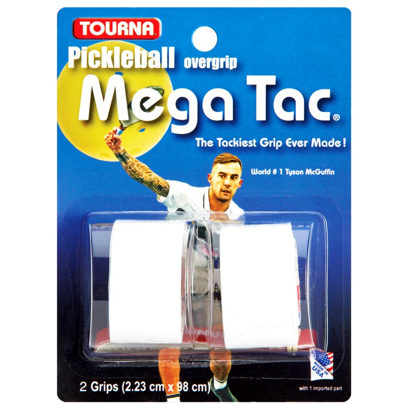 Tourna Mega TAC Overgrip - White, Single