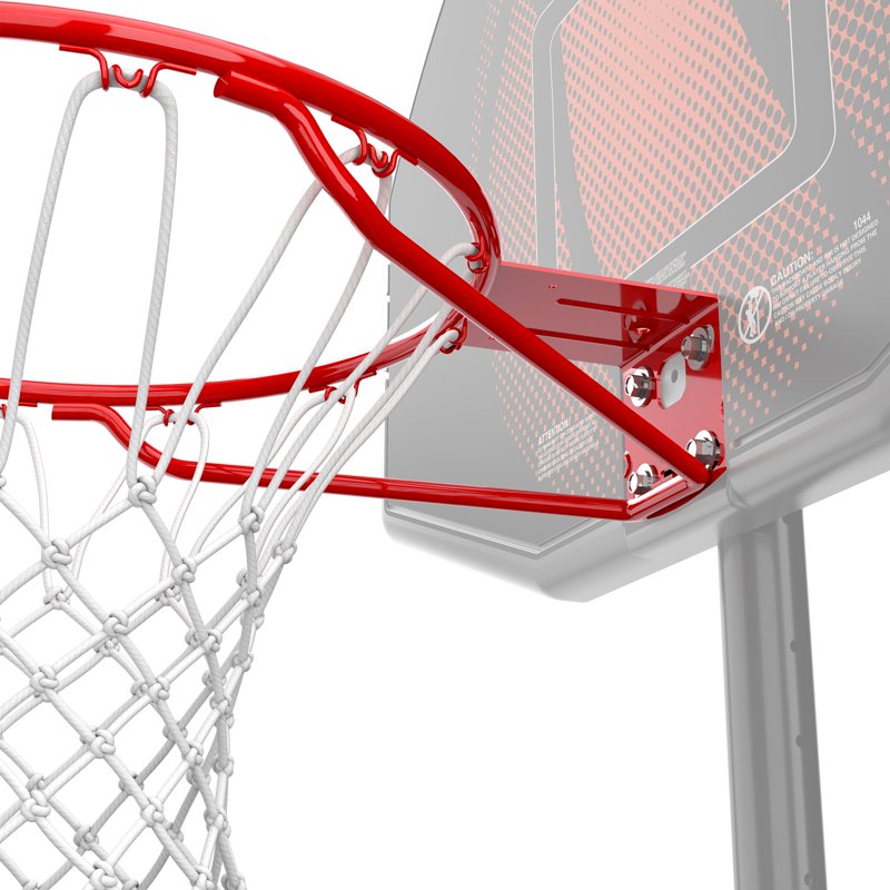 Spalding Basketball Rim with Net - Indoor & Outdoor Steel Mounting