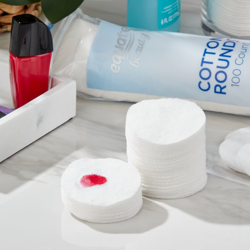 Cotton Rounds 100 Count Pack – Soft Natural Cotton for Makeup & Skincare