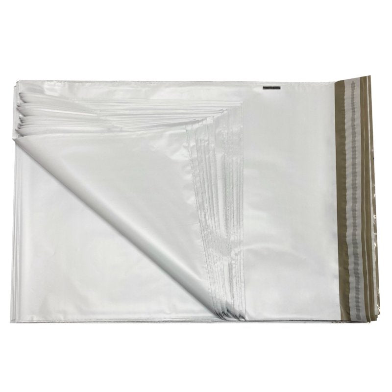 50 Poly Mailers Bags 14.5x19 Inch Self-Sealing Shipping Envelopes White