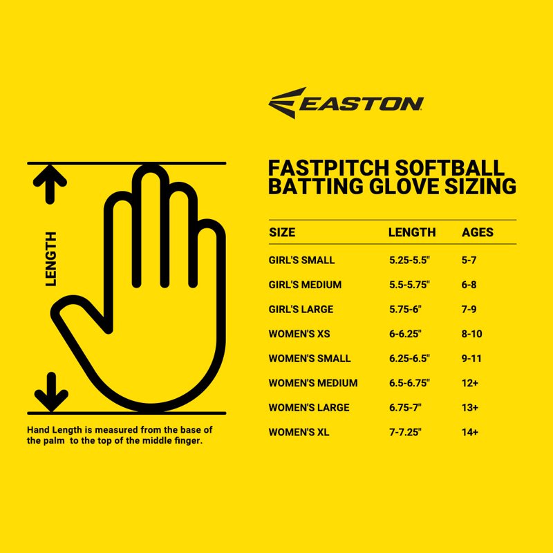 Youth Fastpitch Softball Batting Gloves - Lightweight Synthetic Palm White