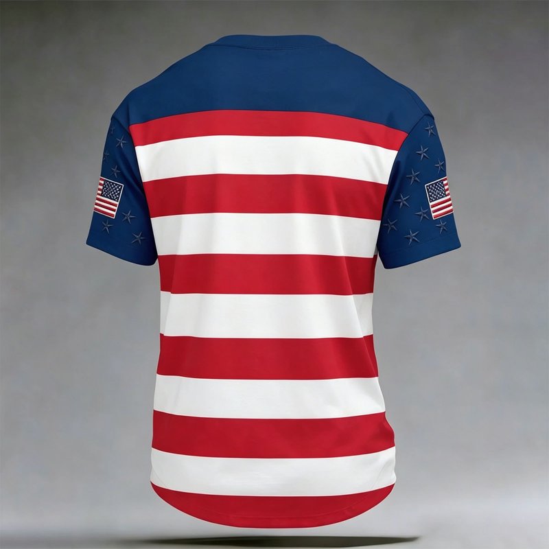 USA Soccer Jersey for Men - 2026 Team USA Crewneck, Deep Red, M