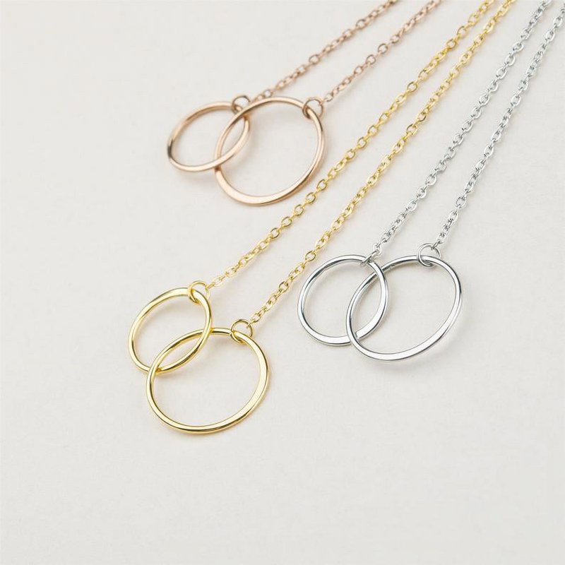 Personalized Mother's Day Jewelry Gift Set with Custom Card - Infinity Ring or Cube