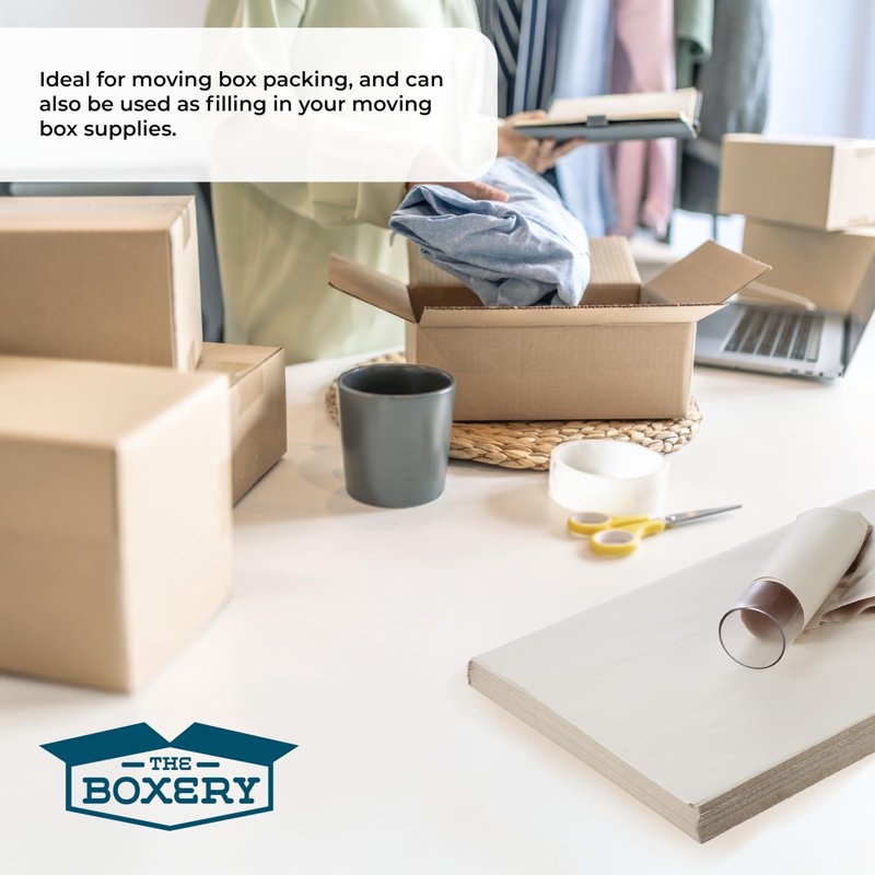 Newsprint Packing Paper Sheets for Moving and Shipping, Eco-Friendly Recyclable Wraps