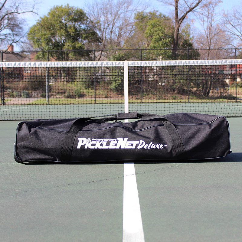 Portable Pickleball Net System with Wheels - Deluxe Aluminum & Steel Frame