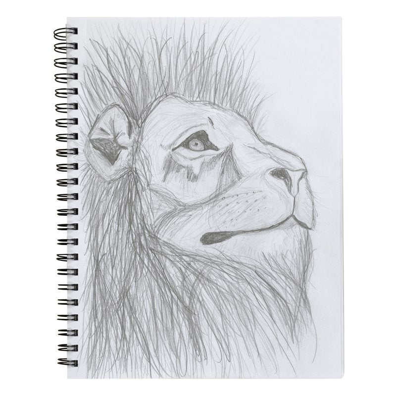 Heavyweight Sketch Book with Poly Cover - 75 Sheets, 9x12 Inches