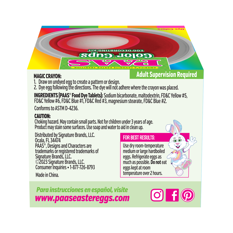 Easter Egg Decorating Kit with Dye Tablets, Color Cups & Magic Crayon