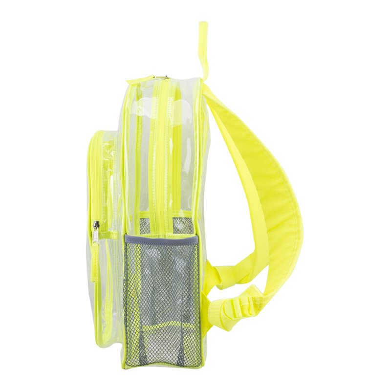 Unisex Clear Backpack & Drawstring Bag Set - Lightweight, Versatile Travel Gear