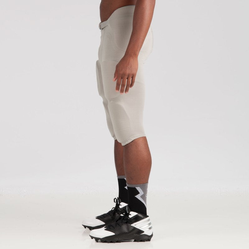 Football Pants with Sewn-In EVA Pads and D-Ring Belt - Adult Men’s Activewear