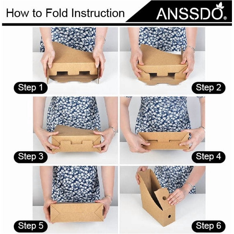 Cardboard Magazine File Holder Set - Desk Organizer for Files & Papers