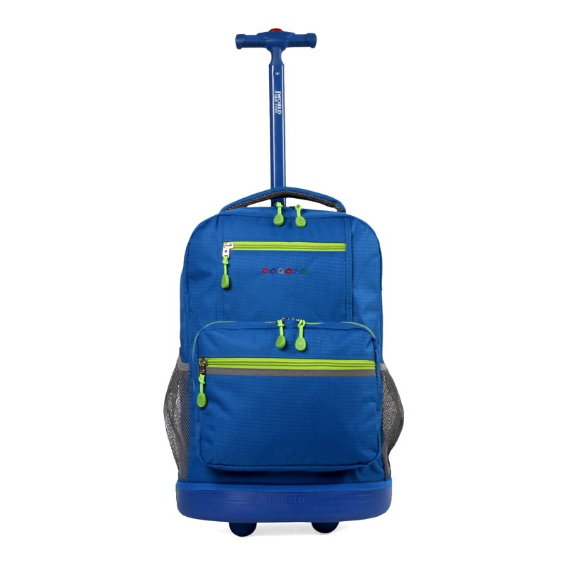 18-Inch Rolling Backpack for Kids & Adults - School & Travel