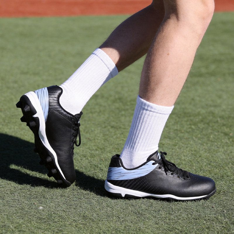 Unisex Baseball Cleats Lightweight Non-Slip Sport Shoes for Outdoor Indoor Play