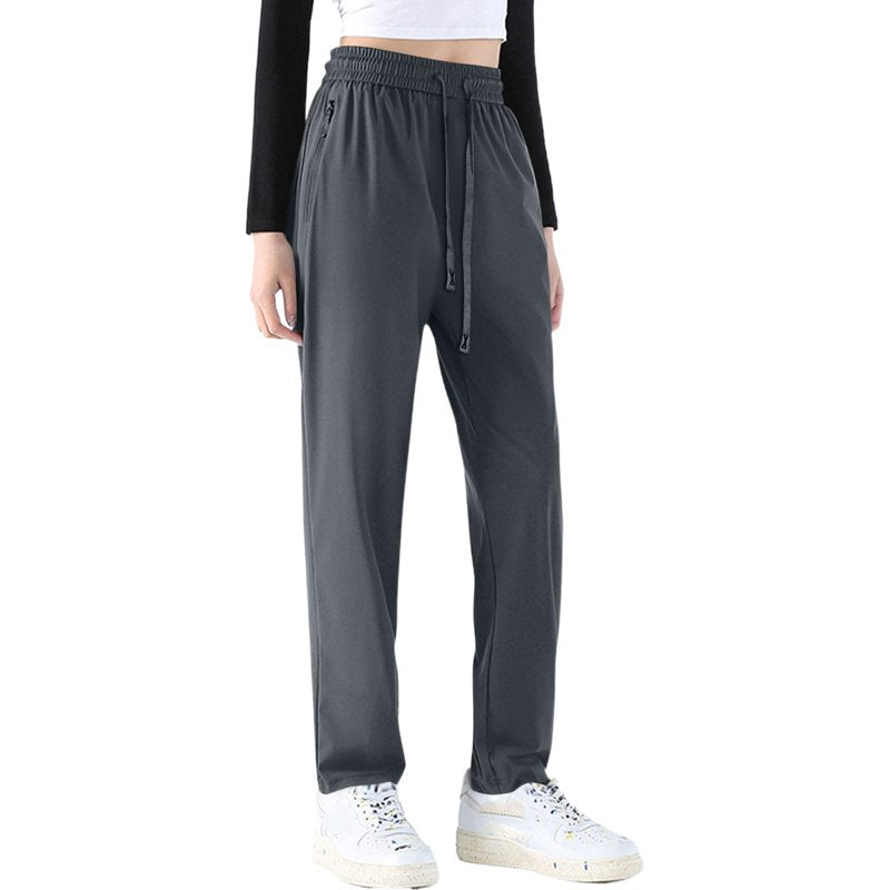 Women's Quick Dry Active Pants with 360° Stretch & Zipper Pockets