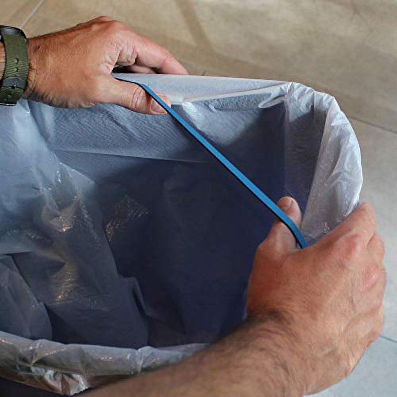 Large 17-Inch Rubber Bands for Trash Can Securing, Litter & Storage