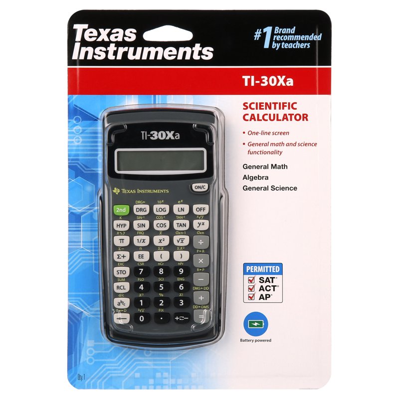 Scientific Calculator with Algebra, Trigonometry & Statistics Functions