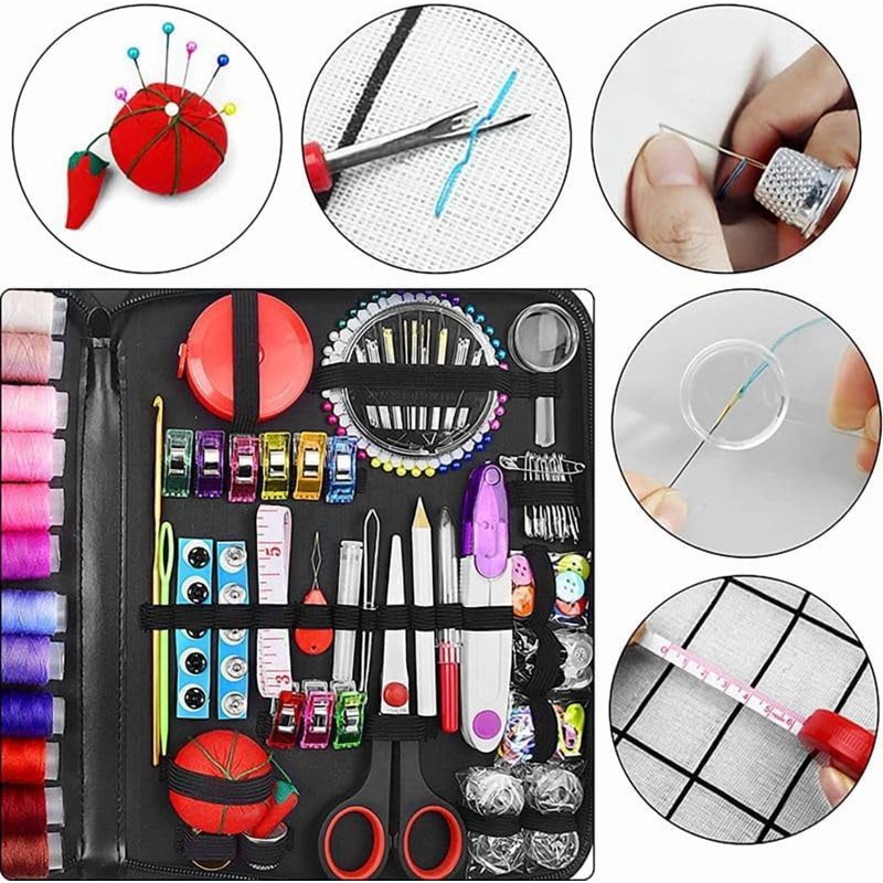 All-in-One Sewing Kit with 229 Pieces for Beginners and Professionals