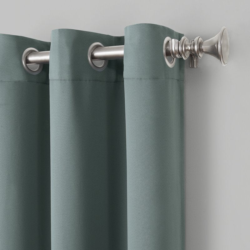 Energy Saving Blackout Curtain Panel Pair - Thermal Insulated Window Treatments