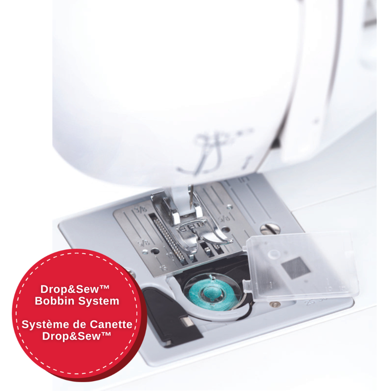 Portable Sewing Machine with 108 Stitch Options & LED Light
