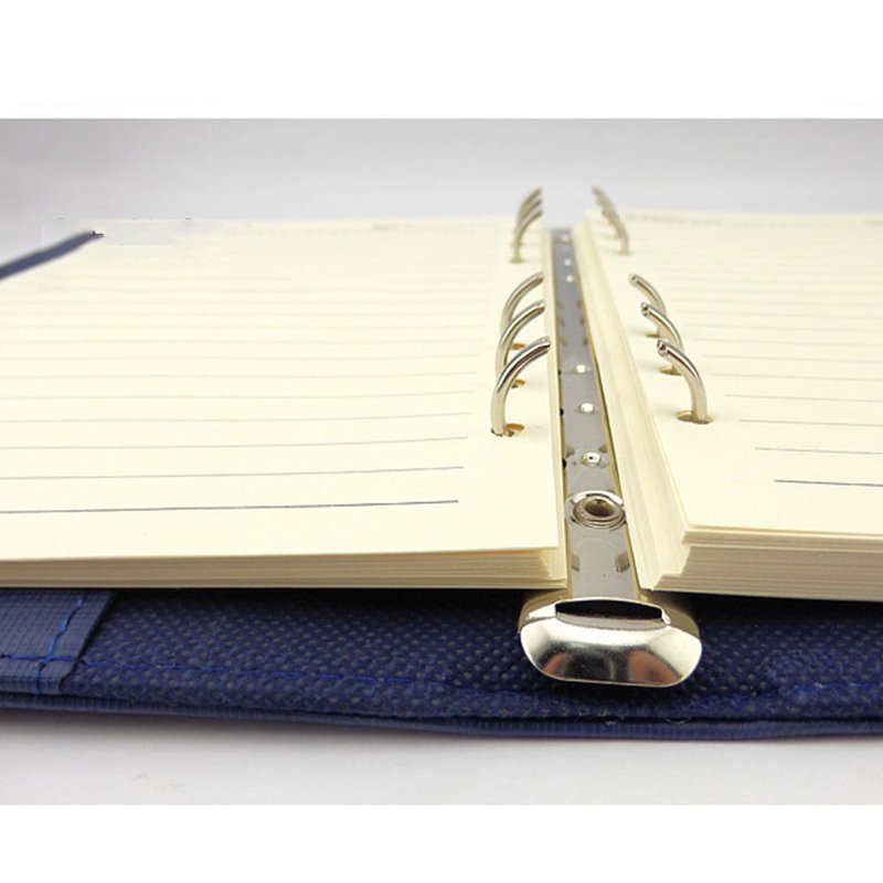 Travel Journal Notebook with Card Slots - PU Leather Cover, A7 Size