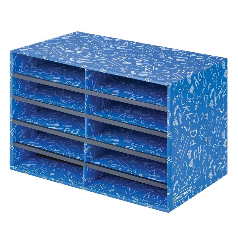 Classroom Literature Organizer with 10 Compartments - Recycled Material