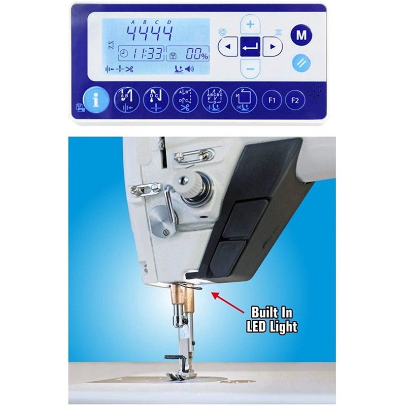 Juki DDL-8000A Industrial Sewing Machine with USB Voice Control & Table
