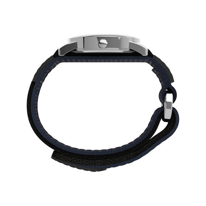 Casual Men’s Watch with Blue Dial and FastWrap Strap - Water-Resistant 35mm