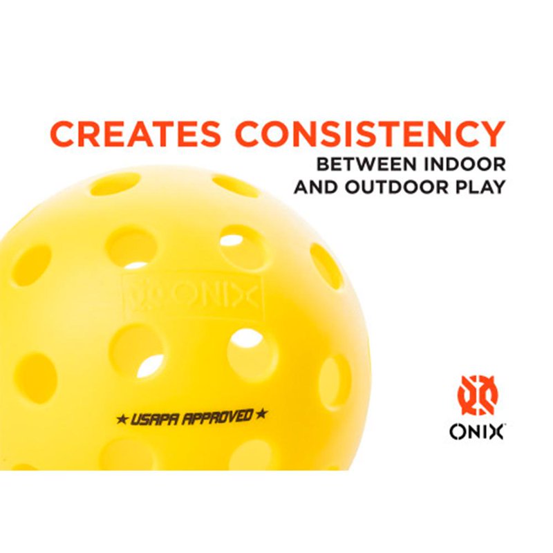 Onix Fuse G2 Pickleball Balls, 3 Pack – Variation: 3 Pack, Single